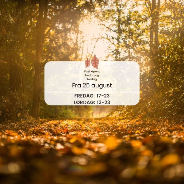 Fra høsten av vil vi begynne med fast åpningstid på dagtid i helgene 😀 Mer info og meny kommer etterhvert! 🥦🥘🥗🍰 Ønsker dere alle en god sommer🌞  Vi sees til høsten!🍂🍁